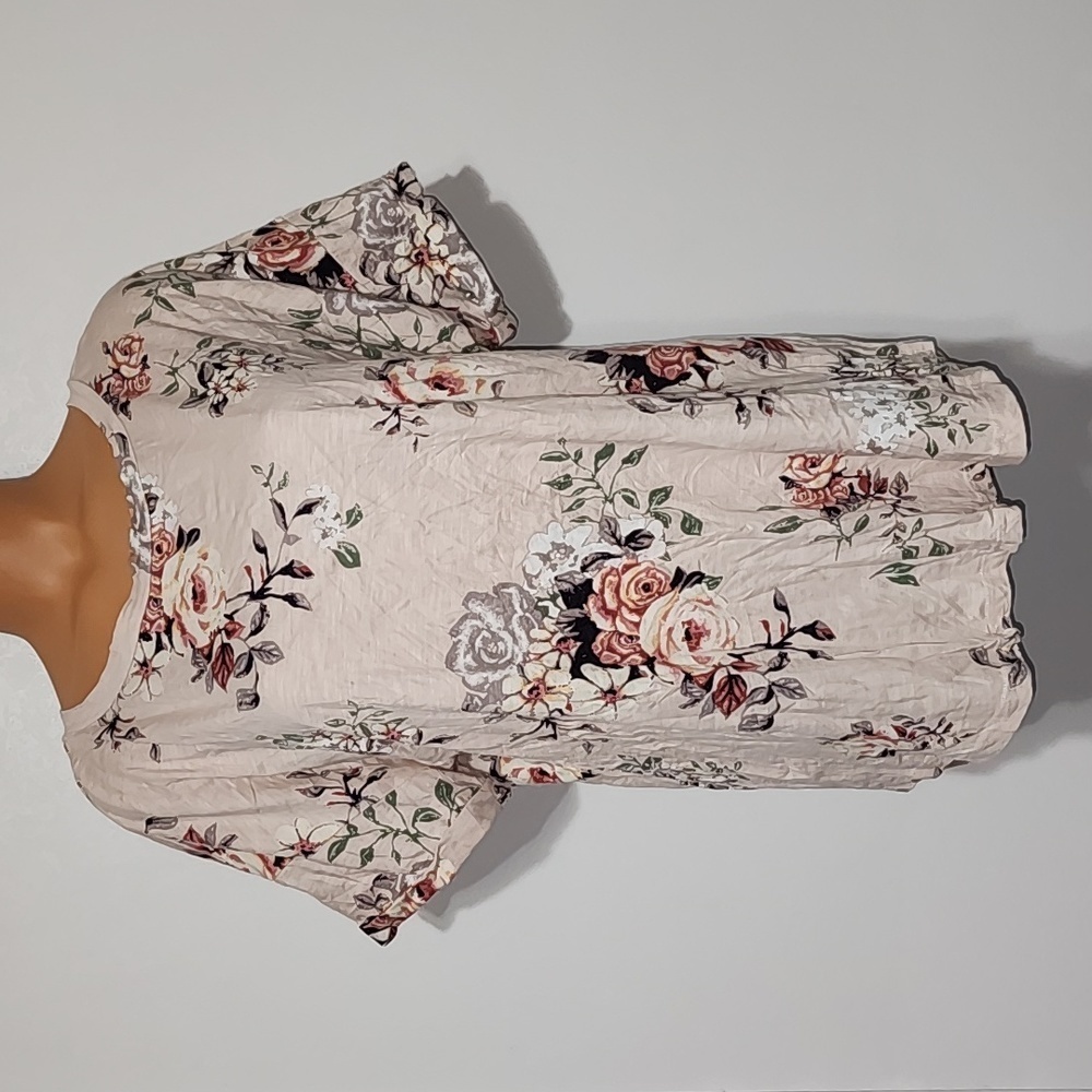 Maurices 24/7 Floral Tee Size Xtra Large - Picture 4 of 4